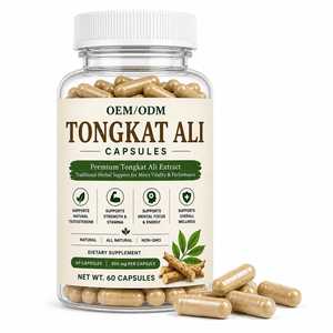 Cápsulas de Tongkat Ali 100% Naturales de Calidad de Exportación, Cápsulas de Tongkat Ali de Grado Alimenticio a Base de Hierbas, Favorecen la Energía y la Resistencia Naturales en Hombres - Product Image 1