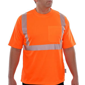 Latest Style Outdoor Safety Wear Unique Design <b>100</b>% <b>Polyester</b> Material Round Neck Safety <b>Shirt</b> - Product Image 6