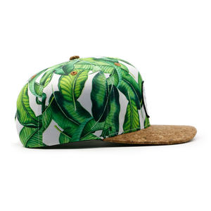 Casquette Snapback de Haute Qualité avec Logo Brodé Personnalisé, Motif Floral Imprimé et Visière en Liège - Product Image 4