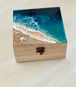 TIME 2 DECOR, fournisseur indien de haute qualité, boîte à bijoux en résine faite à la main, personnalisable, cadeau de mariage disponible - Product Image 3