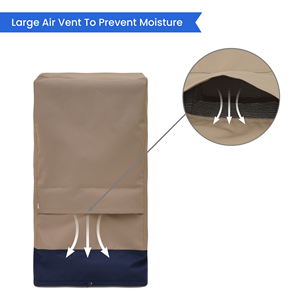Housses de tabourets carrés imperméables sur mesure, housses de chaises d'extérieur, prix direct usine, résistantes aux UV, OEM/ODM acceptés - Product Image 2