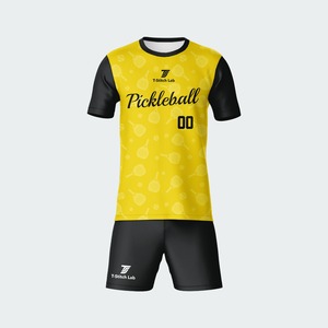 Uniforme de Pickleball Transpirable de Secado Rápido y Ligero para Hombre, Último Estilo, Ajuste Cómodo, Nombre del Equipo Personalizado - Product Image 2