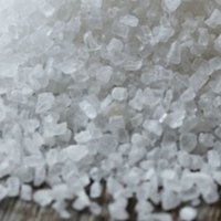 Coarse White Sea Salt Crystals for Cooking and Culinary Seasoning, Natural Edible Salt Ingredient