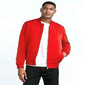 <b>Men's</b> <b>Summer</b> Plus Size Breathable Quick Dry Eco-Friendly Crew Neck Polyester Slim Fit <b>Bomber</b> <b>Jacket</b> Custom Colors Street Wear - Product Image 6