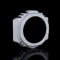 Boîtier de montre GA2100 entièrement serti de diamants Moissanite VVS couleur D, unisexe, pour hommes et femmes, accessoires de montre, bijoux Hip Hop