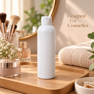 Bouteille HDPE à bouchon rabattable 200 ml |   Emballage cosmétique avec bouchon sécurisé pour soins de la peau, shampoing, lotion, soins capillaires et soins personnels - Product Image 3