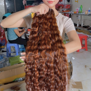 Extensions de cheveux humains ondulés birmans haut de gamme de luxe Texture saine Offre Spéciale Lace Front perruques bouclées du prix direct d'usine - Product Image 1