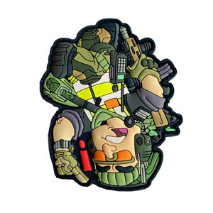 ป้ายโลโก้ยางพีวีซีเนื้อนุ่มแบบพรีเมียม สำหรับเสื้อผ้า กระเป๋า เสื้อแจ็คเก็ต เสื้อผ้าเด็ก ขนาด สี ดีไซน์ตามสั่ง แบบรีดร้อน - Product Image 3