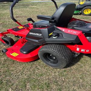 Red Zero Turn Lawn Mower Ride on Grass <b>Cutter</b> Seat Mounted Handle Remote Control for Garden Farm - Product Image 5