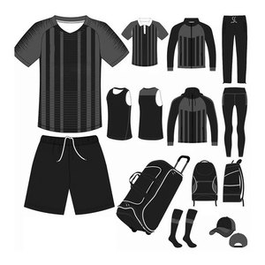 ชุดฟุตบอลครบชุด ชุดแข่งขันฟุตบอลสำหรับผู้ใหญ่ แบบกำหนดเอง ผ้าโพลีเอสเตอร์ 100% แห้งเร็ว เสื้อฟุตบอลแบบยูนิฟอร์ม - Product Image 4