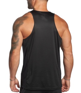 2025 Wholesale <b>Men</b> Gym Hooded Workout Tank Top Polyester/Cotton Knitted Quick Dry Breathable Casual High Quality Plus Size - Product Image 3