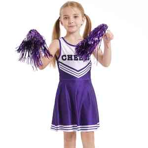 Costume élégant de gymnastique rythmique, vêtements d'équipe, tenue de sport toutes saisons, uniforme de cheerleading pour enfants - Product Image 3