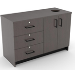 บาร์กาแฟ ขนาด 42 นิ้ว ได้รับการรับรองมาตรฐาน CARB P2 เกรด E0 ผลิตจาก MDF เคลือบ HPL LPL พร้อมขอบและอุปกรณ์ตกแต่งเข้าชุดสำหรับห้องพักโมเต็ล - Product Image 6