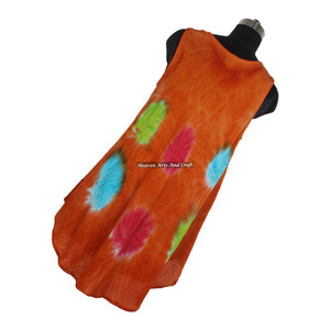 Robe longue sans manches à col rond imprimé Tie-Dye 2026 – Tenue d'été élégante pour femme, style streetwear et soirée - Product Image 1