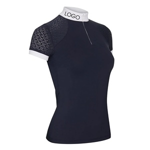 Camisa de Equitación para Mujer, Moderna y Duradera, Manga Corta, Absorbe la Humedad, Transpirable, Resistente al Viento e Impermeable, 2025 - Product Image 6