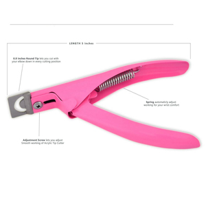 Cortadores de puntas de acrílico de acero inoxidable para uñas - Product Image 2