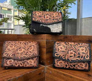 Nouveau sac à bandoulière en cuir usiné à la main en gros pour femmes Designer de luxe en cuir de vachette véritable pochettes à bandoulière de luxe - Product Image 4