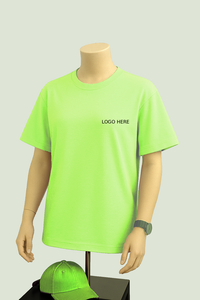 T-shirt FMF vert citron vietnamien à manches courtes, imprimé sur le devant (impression graphique), décontracté / streetwear, 95 % coton, écologique - Product Image 4