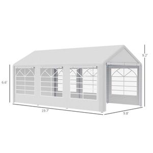 Tenda per Feste in PVC a Doppia Parete Impermeabile con Lati Personalizzabili e Pali in Alluminio - Product Image 3