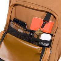 Mochila para Hombre, Bolsos de Diseñador Reales, Mochila Negra Elegante de Alta Calidad para Viajes y Senderismo, Logotipo Personalizado OEM