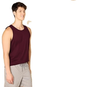 Camisetas sin mangas para hombre Camiseta de entrenamiento sin mangas de punto Muscle Gym Fitness Wears Outdoor - Product Image 6