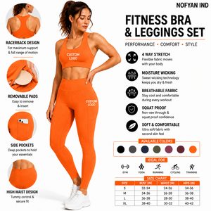 Custom Women's <b>Yoga</b> Set Wholesale Manufacturer Seamless Fitness Bra <b>Leggings</b> Private Label Gym Activewear Manufacturer Supplier - Product Image 1