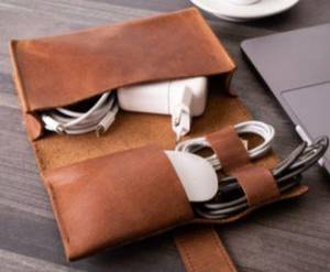 Trousse de Toilette en Cuir Véritable Personnalisable avec Logo, Grande Capacité, Organisateur Cosmétique à Fermeture Éclair pour Cadeaux d'Entreprise et Voyages - Product Image 3