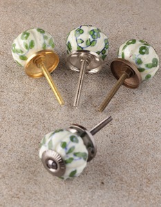 Best Quality Handmade Ceramic Silicone Anti-Slip Floor <b>Door</b> <b>Knob</b> Drawer Pull Handle for Bathroom Wardrobe Dresser - Product Image 6