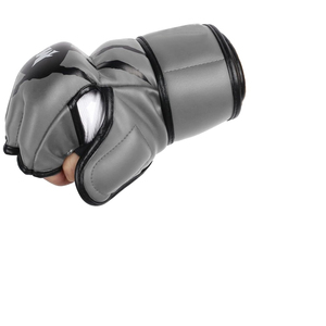 Gants de sparring MMA professionnels en cuir véritable légers et respirants 8oz-18oz avec logo personnalisé et sangle de poignet auto-agrippante en latex de 12 mm - Product Image 4