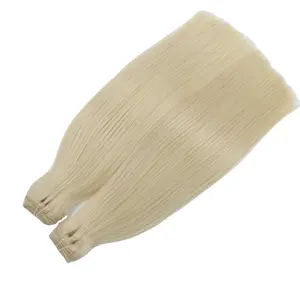 WHOLESALE TOP QUALITY VIETNAMESE HUMAN HAIR WEAVE HAIR EXTENSIONS STRAIGHT BLONDE COLOR