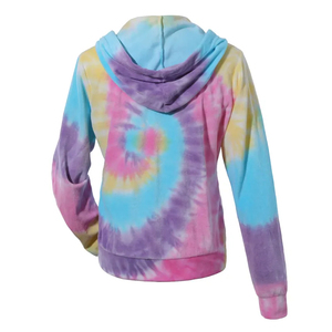 Solid Trader Ultra Soft Fleece Lining Classic Fit Relaxed Casual Lounge Wear Fashionable Streetwear Women <b>Tie</b> <b>Dye</b> <b>Hoodie</b> - Product Image 3
