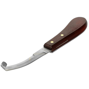 Stainless Steel Hoof Cutter with Solid Wood Handle Ergonomic Design Strong <b>Joint</b> Construction Hoof Tool for Trimming Cleaning - Product Image 2
