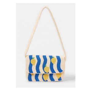 Sac à bandoulière fait main perlé style hobo bleu ciel avec fermeture éclair, idéal pour téléphone, clés et autres accessoires - Product Image 5