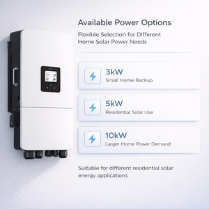 Convertisseur <span class=keywords><strong>solaire</strong></span> hybride haute efficacité 3kW 5kW 10kW |   Système <span class=keywords><strong>solaire</strong></span> intelligent MPPT hors réseau et sur réseau pour l'énergie <span class=keywords><strong>solaire</strong></span> domestique - Product Image 3