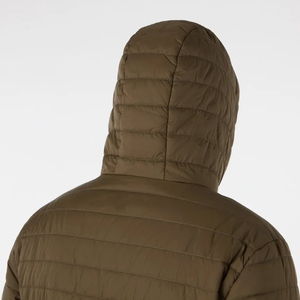 Veste matelassée en duvet de haute qualité avec logo personnalisé OEM, veste matelassée à capuche pour homme, vêtements d'hiver, veste matelassée pour homme - Product Image 5