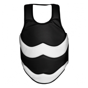 Protector de Pecho de PU Blanco y Negro para Boxeo, Equipo de Protección para Entrenamiento de MMA y Muay Thai, para Todas las Temporadas - Product Image 4