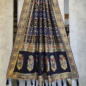 Dupatta de viscosa georgette pura de la mejor calidad y precio, ligera, fluida, étnica, para mujeres, para fiestas y bodas, venta al por mayor, OEM, exportación. - Product Image 1