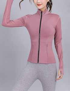 Camiseta de Yoga para Mujer INDEX, Azul, Media Cremallera, Manga Larga, Ajuste Ceñido, Transpirable, Spandex/Poliéster, Ropa Deportiva, Diseño Sin Costuras, Color Sólido - Product Image 3