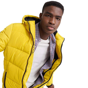 Chaqueta de invierno para hombre, chaqueta acolchada con capucha, chaqueta térmica aislante para exteriores, chaqueta gruesa a prueba de viento, abrigo acolchado para hombre con capucha. - Product Image 4