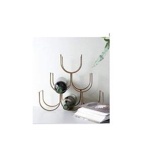 Support à bouteille de vin en fer sculpté unique pour la décoration moderne de la maison et les cadeaux d'entreprise - Product Image 6