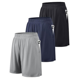 Shorts de sport pour hommes de qualité supérieure en gros, avec poches et taille élastique, séchage rapide, vêtements de sport - Product Image 5