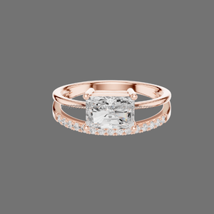 Wrist jewels <b>14K</b> <b>Gold</b> <b>Ring</b> With CVD Diamond Stone Best Selling Engagement Jewelry - Product Image 1