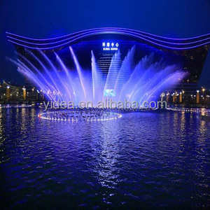 Fuente de Agua Profesional para Exteriores Horticlub, Fuente Artificial Grande para Piscina, con Luces LED, Agua Danzante Musical, Estilo Moderno, Acero Inoxidable - Product Image 3