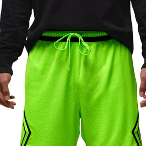 <b>Men's</b> Neon <b>Green</b> Knee Length Mid Waist Drawstring Quick Dry Breathable Vintage Sporty Workout Solid Board <b>Shorts</b> - Product Image 6