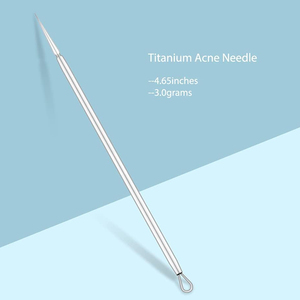 Rose Gold Color Pointed Tip & Shape Pimple Extractor Face Blackhead Comedone <b>Remover</b> Beauty Instruments High Quality Low MOQ - Product Image 2