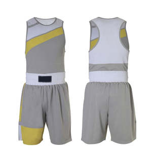 Uniforme de Boxeo Personalizado de Alta Calidad, Chaleco y Pantalones Cortos con su Logotipo, Uniforme de Boxeo para Entrenamiento de Equipo - Product Image 1