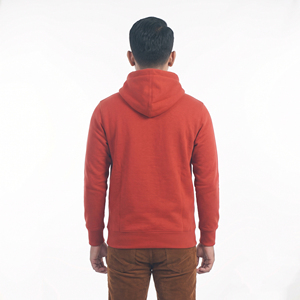 เสื้อฮู้ดดี้ผ้าคอตตอนผสมโพลีเอสเตอร์ พิมพ์โลโก้ตามสั่ง ดีไซน์ใหม่ สีพื้น น้ำหนักเบา สวมใส่สบาย สำหรับผู้ชาย - Product Image 5