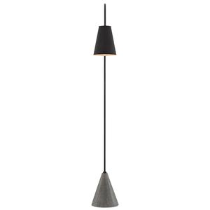 Lampe sur pied en or luxueux avec base en marbre et abat-jour en lin pour une décoration intérieure élégante - Product Image 6