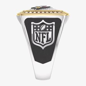 Anillo de Campeonato de los Arizona Cardinals de 1/2ct, Totalmente Personalizado, de Moda, Bicolor, Personalizado para Escuela Secundaria o Universidad, de Aleación de Moissanita, Estilo Hip - Product Image 4