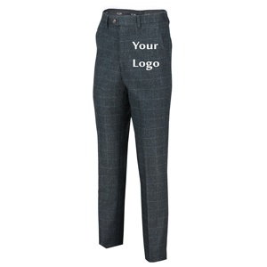 Camisas de vestir de cintura media de algodón de oficina para hombre, ajuste regular transpirable de alta calidad con diseño de logotipo personalizado, servicio OEM - Product Image 1